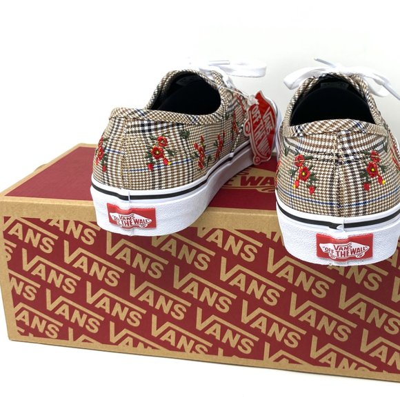 VANS  Authentic Glen Plaid Floral Canvas Men's 🔥 BLACK FRIDAY DEAL 🔥 - Picture 5 of 10